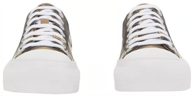 (W) Sneakers Burberry Motif Kotak dalam Gandum 80642811 Shop (W) Sneakers Burberry Motif Kotak dalam Gandum 80642811