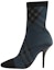 Buy (W) Burberry But Stiletto Kotak-kotak Kain 'Biru Hitam' 80692081