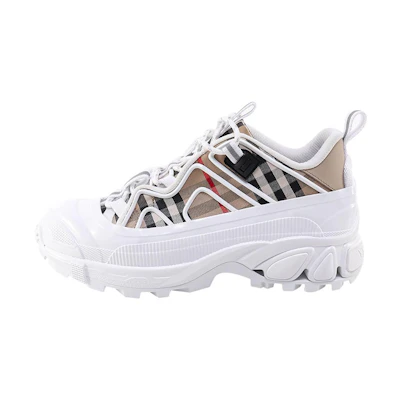 (W) Burberry Fashion Belt Sneaker 'White Brown'