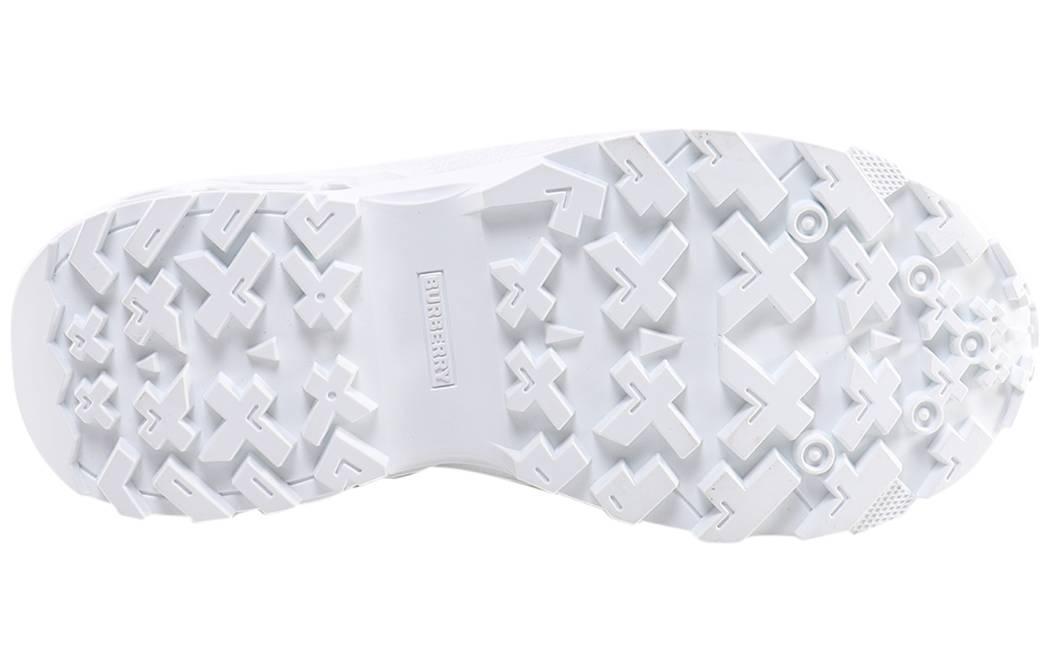 (W) Burberry Fashion Belt Sneaker 'White Brown' 圖 4