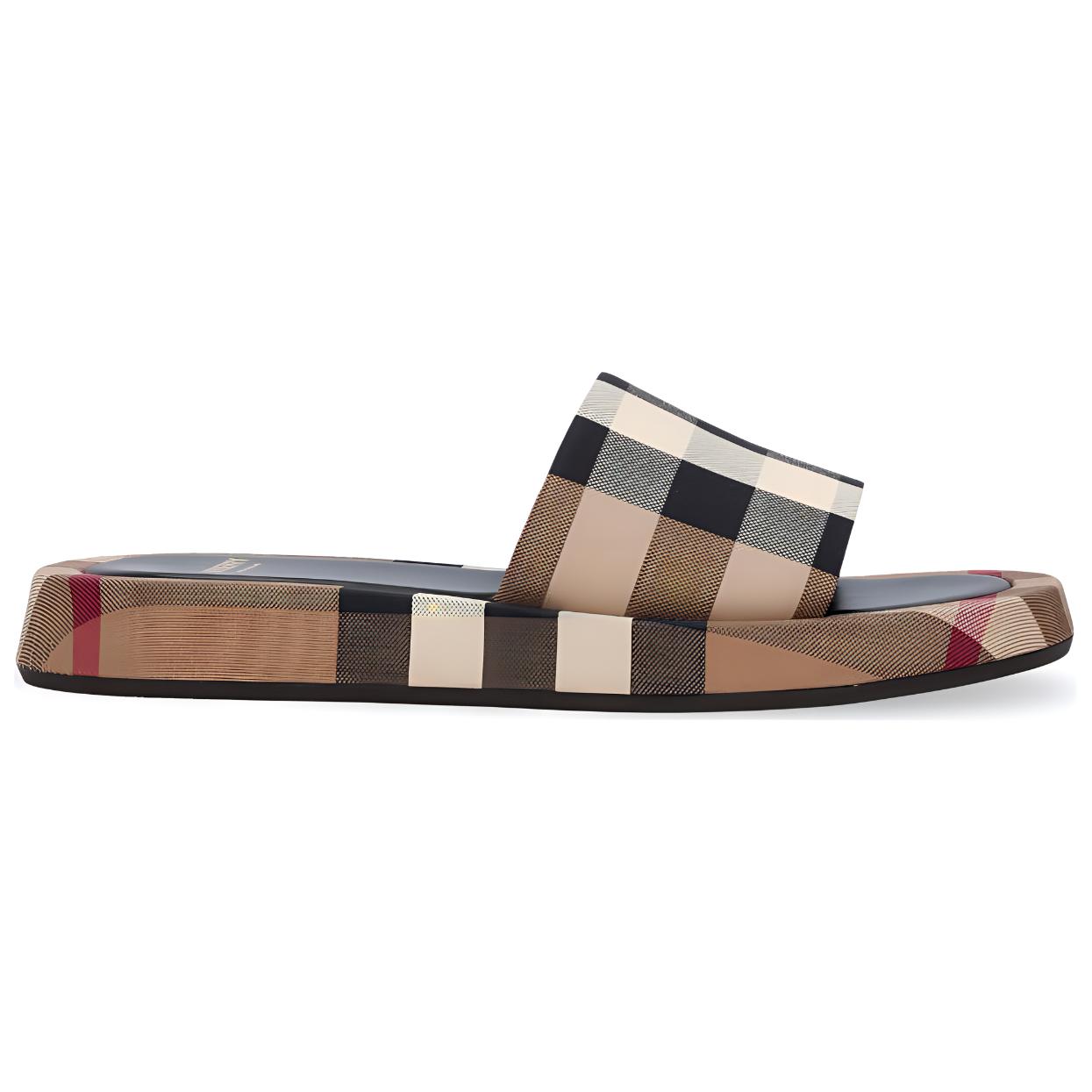 (W) Burberry Fashion Slide 'Check Brown' 圖 2