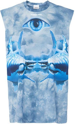 (W) Burberry Kaos Lengan Pendek Pola Hiu Navy Biru 45680041 Buy (W) Burberry Kaos Lengan Pendek Pola Hiu Navy Biru 45680041