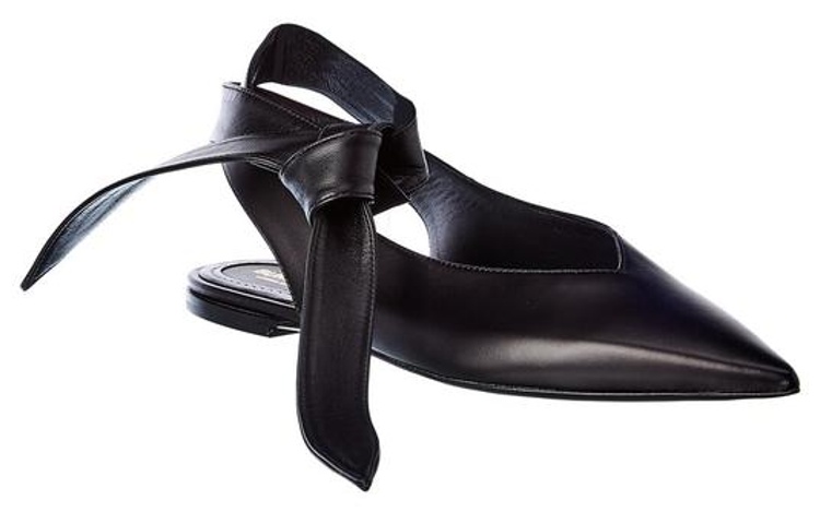 Lookbook (Women) Burberry Flat Leather Sneaker 'Black Fashion' 8035213