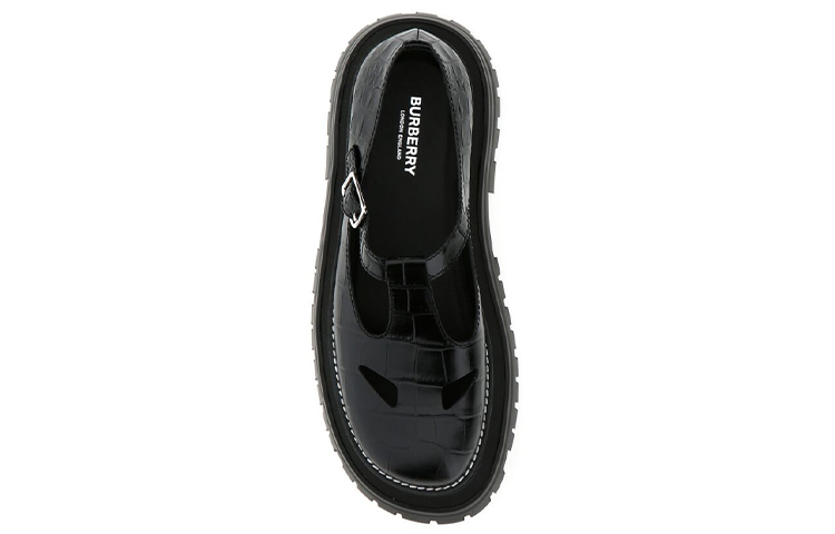 (W) Burberry Flat Sandal 'Black Calfskin' 圖 3