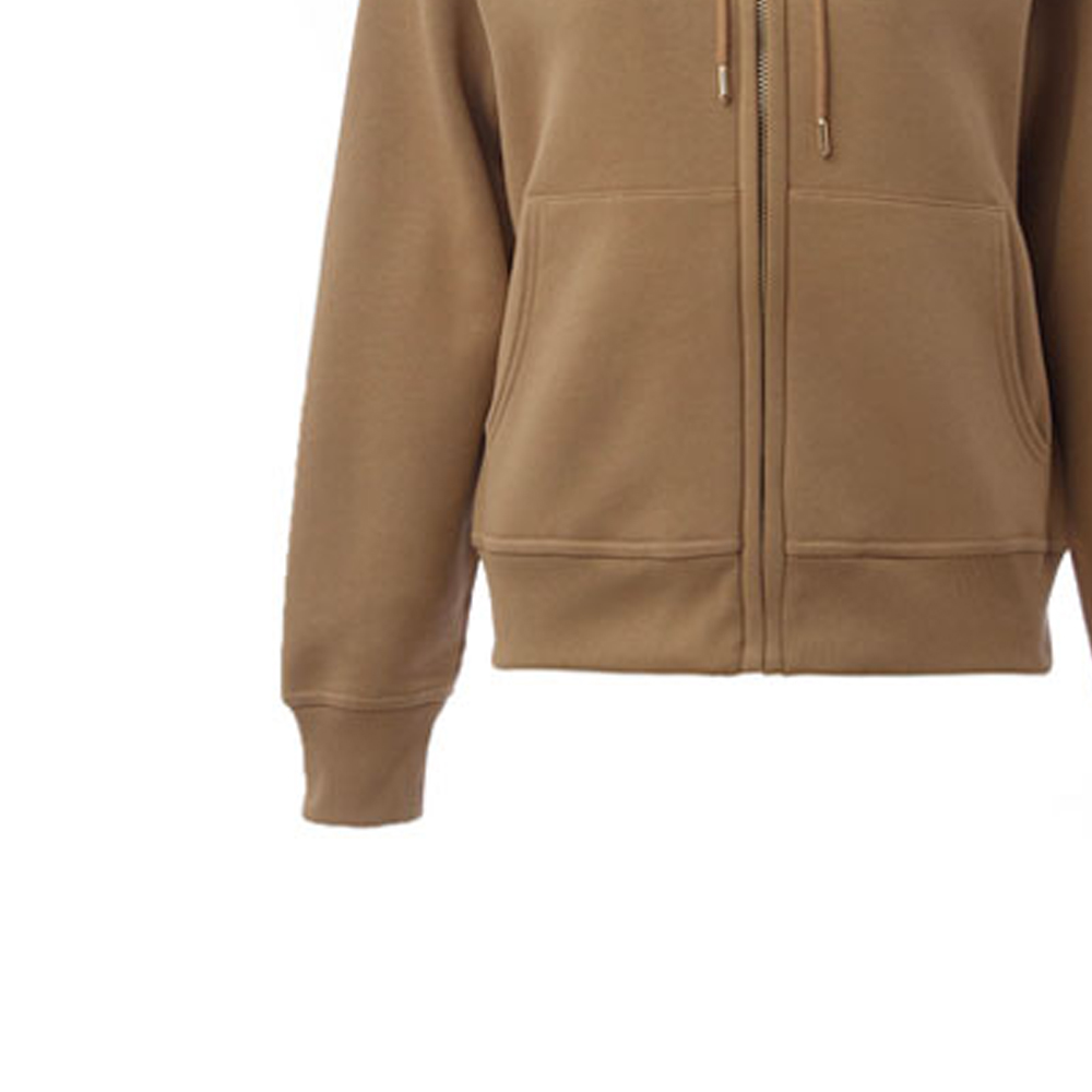 (Women) Burberry Fleece-Lined Jacket-Style Sweatshirt Khaki Color 80195911 圖 5