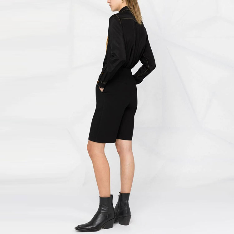 (Women) Burberry FW21 Black Long Sleeve Shirt with Chain Pocket Detail. 80469451 圖 5