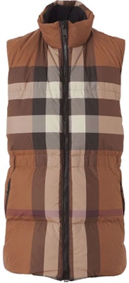 (W) バーバリー FW21 ブラウン チェック ダウン パデッド ベスト. 80463841 Order (W) バーバリー FW21 ブラウン チェック ダウン パデッド ベスト. 80463841
