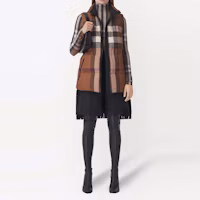 Shop (W) Burberry FW21 棕色格紋羽絨背心 80463841