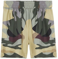 (Women) Burberry FW21 Camouflage Print Straight Shorts Green. 80433451 (Women) Burberry FW21 Camouflage Print Straight Shorts Green. 80433451