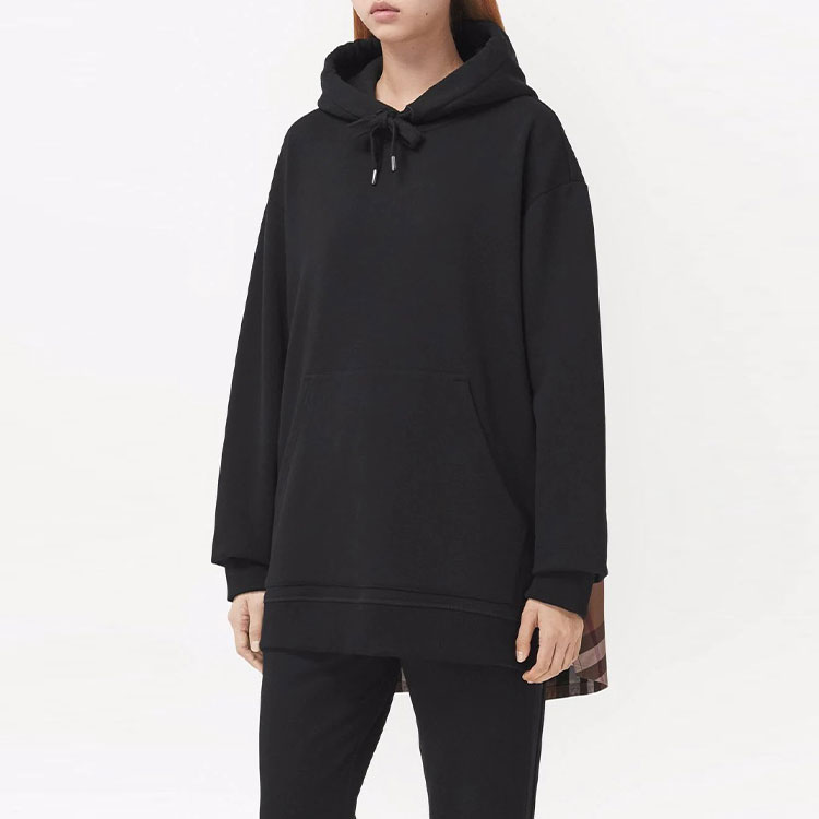 (Women) Burberry FW21 Checkered Hoodie Black 80449901 圖 5