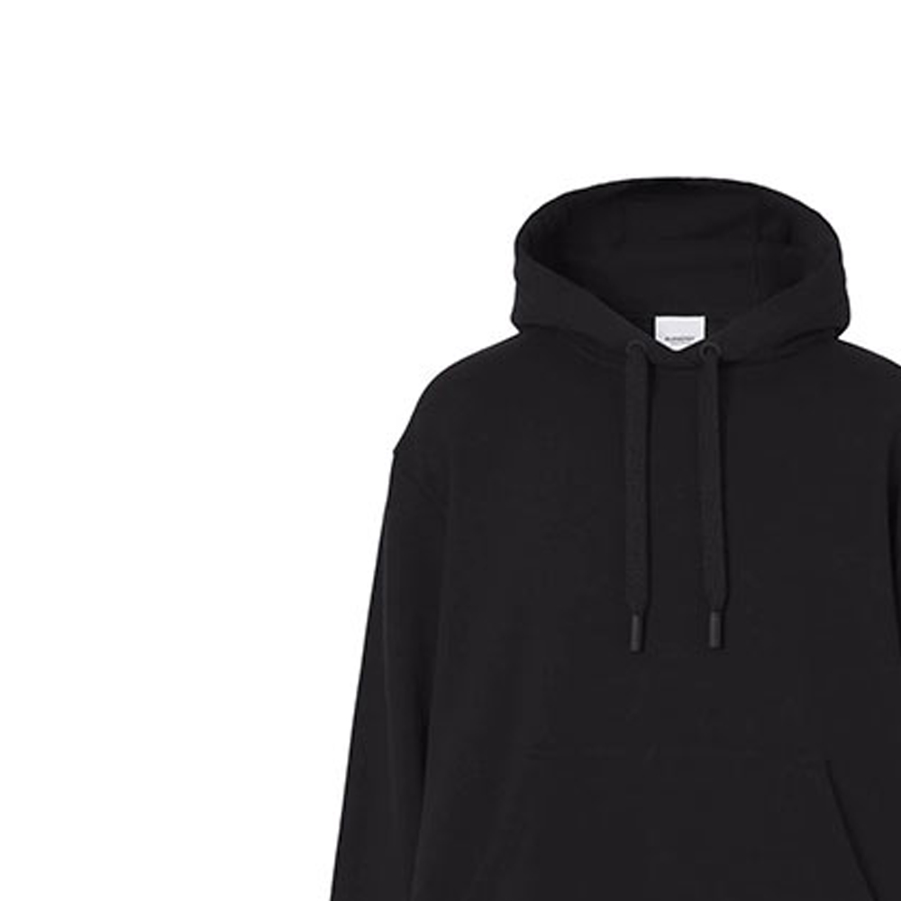 (Women) Burberry FW21 Checkered Hoodie Black 80449901 圖 6