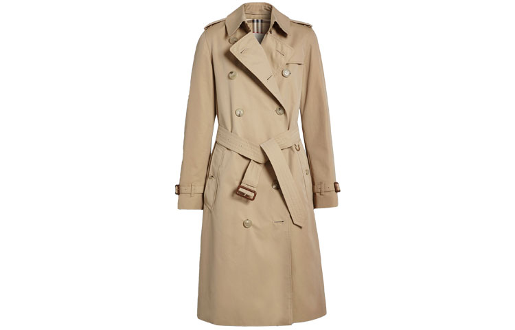 (Women) Burberry FW21 Honey Double-Breasted Trench Coat with Belt and Collar 80452881 圖 2