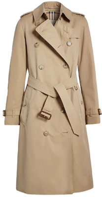 (W) Burberry 2021秋冬蜂蜜色腰带双排扣风衣 80452881 Order (W) Burberry 2021秋冬蜂蜜色腰带双排扣风衣 80452881