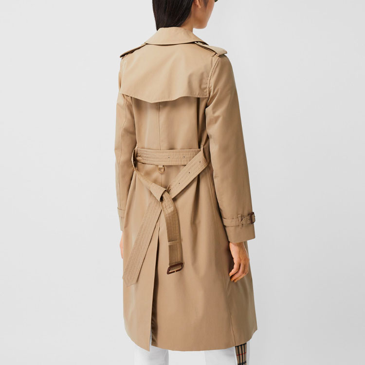 (Women) Burberry FW21 Honey Double-Breasted Trench Coat with Belt and Collar 80452881 圖 4