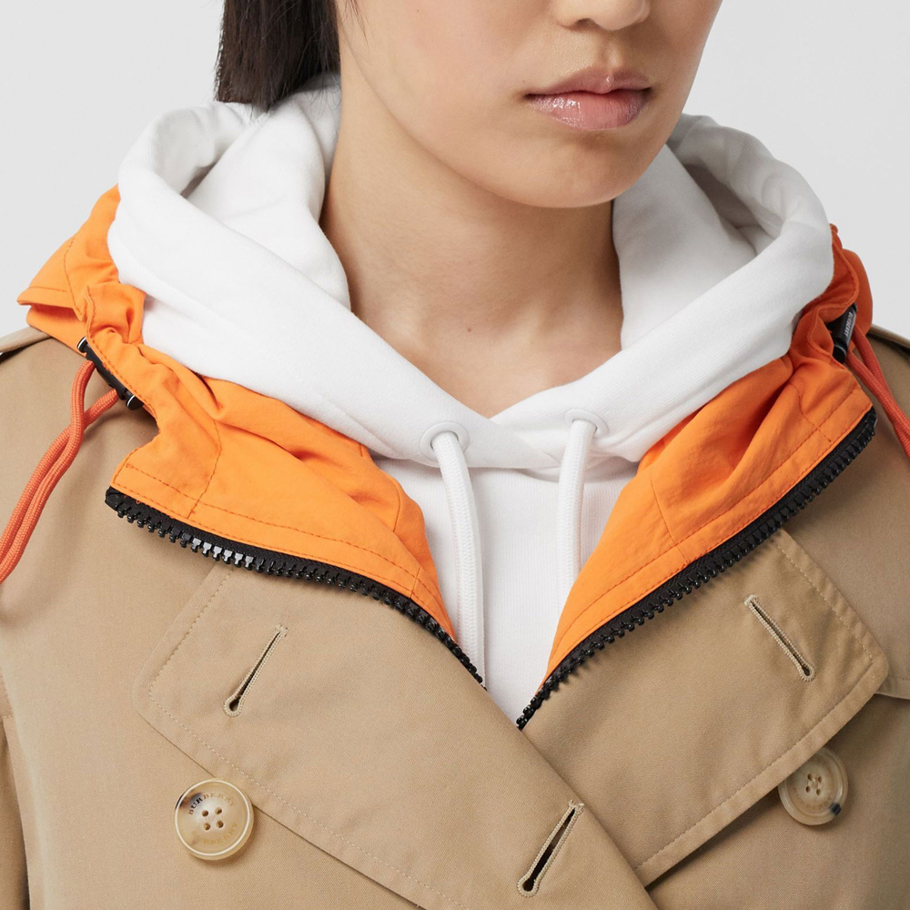 (Women) Burberry FW21 Honey Double-Breasted Trench Coat with Belt and Collar 80452881 圖 7