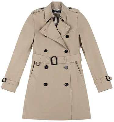 (W) 博柏利 FW21 中长款卡其色风衣 80355631 Order (W) 博柏利 FW21 中长款卡其色风衣 80355631