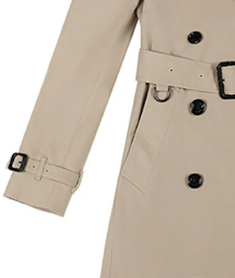 (W) 博柏利 FW21 中长款卡其色风衣 80355631 Details for (W) 博柏利 FW21 中长款卡其色风衣 80355631