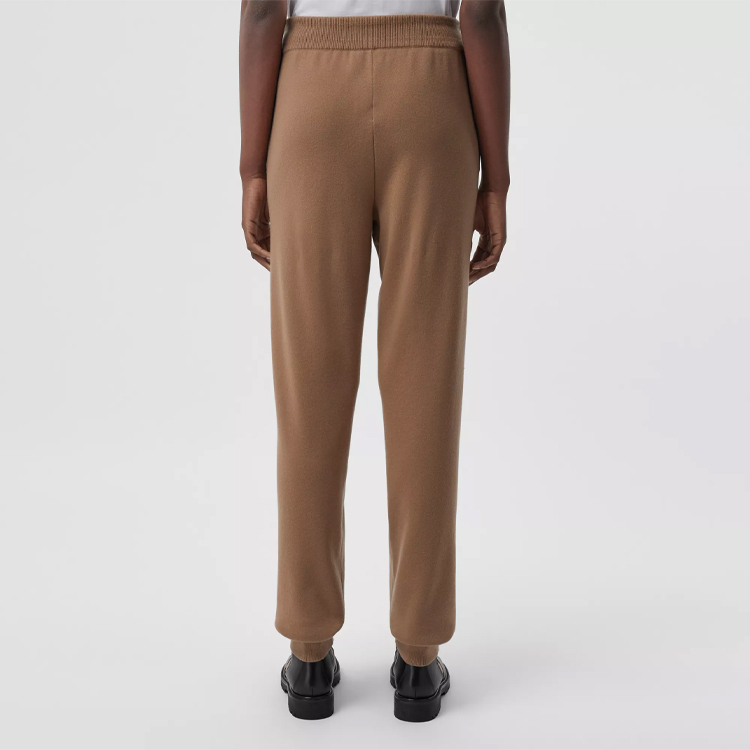 Purchase (W) Burberry FW21 女款褐色字母印花抽繩運動長褲。 80433101