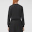 Shop (W) Burberry FW21 Jersey Negro de Manga Larga con Monograma Seda-Algodón. 80462801