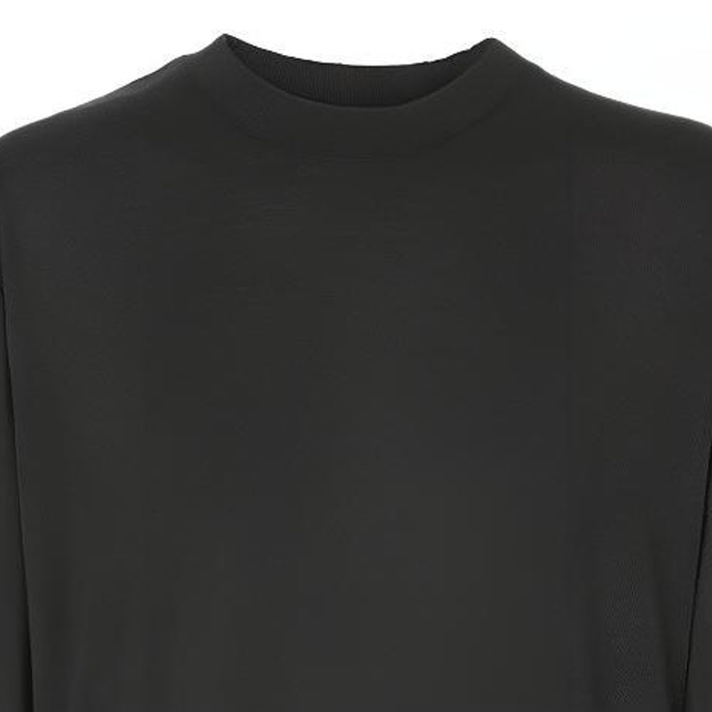 Purchase (W) Burberry FW21 Jersey Negro de Manga Larga con Monograma Seda-Algodón. 80462801