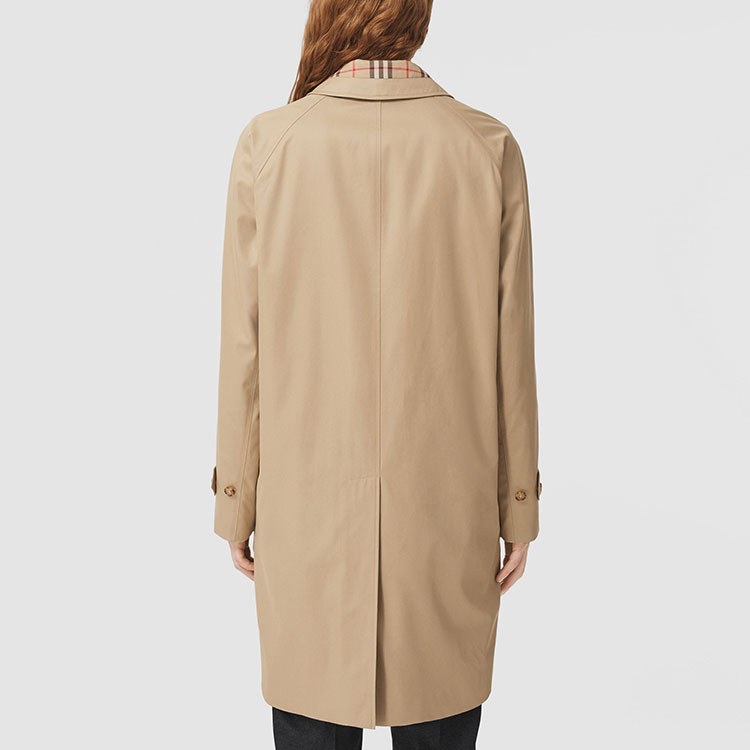 Details for (W) Burberry FW21 Kot Trench Single-Breasted Beige Klasik 80449241
