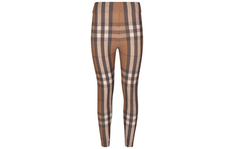 Order (W) Burberry FW21 Slim-Fit Check Leggings Multicolor Celana Ketat Motif Kotak Warna-Warni 80433851