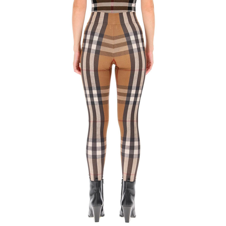 Purchase (W) Burberry FW21 Slim-Fit Check Leggings Multicolor Celana Ketat Motif Kotak Warna-Warni 80433851