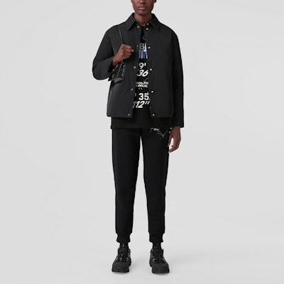 (Women) Burberry FW22 Black Alphabet Print Reversible Down Jacket. 80602091 Sizing (Women) Burberry FW22 Black Alphabet Print Reversible Down Jacket. 80602091