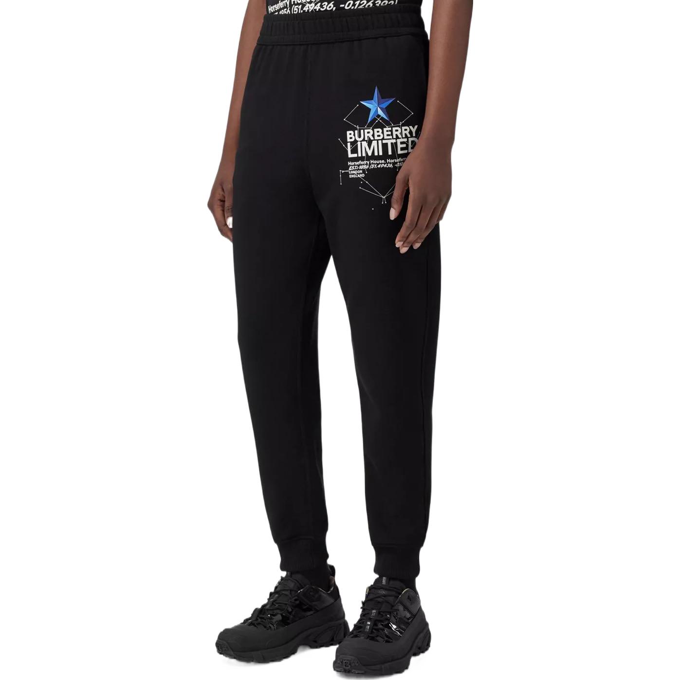 Purchase (W) Pantalones Jogger Burberry FW22 Negro Constelación. 80586511