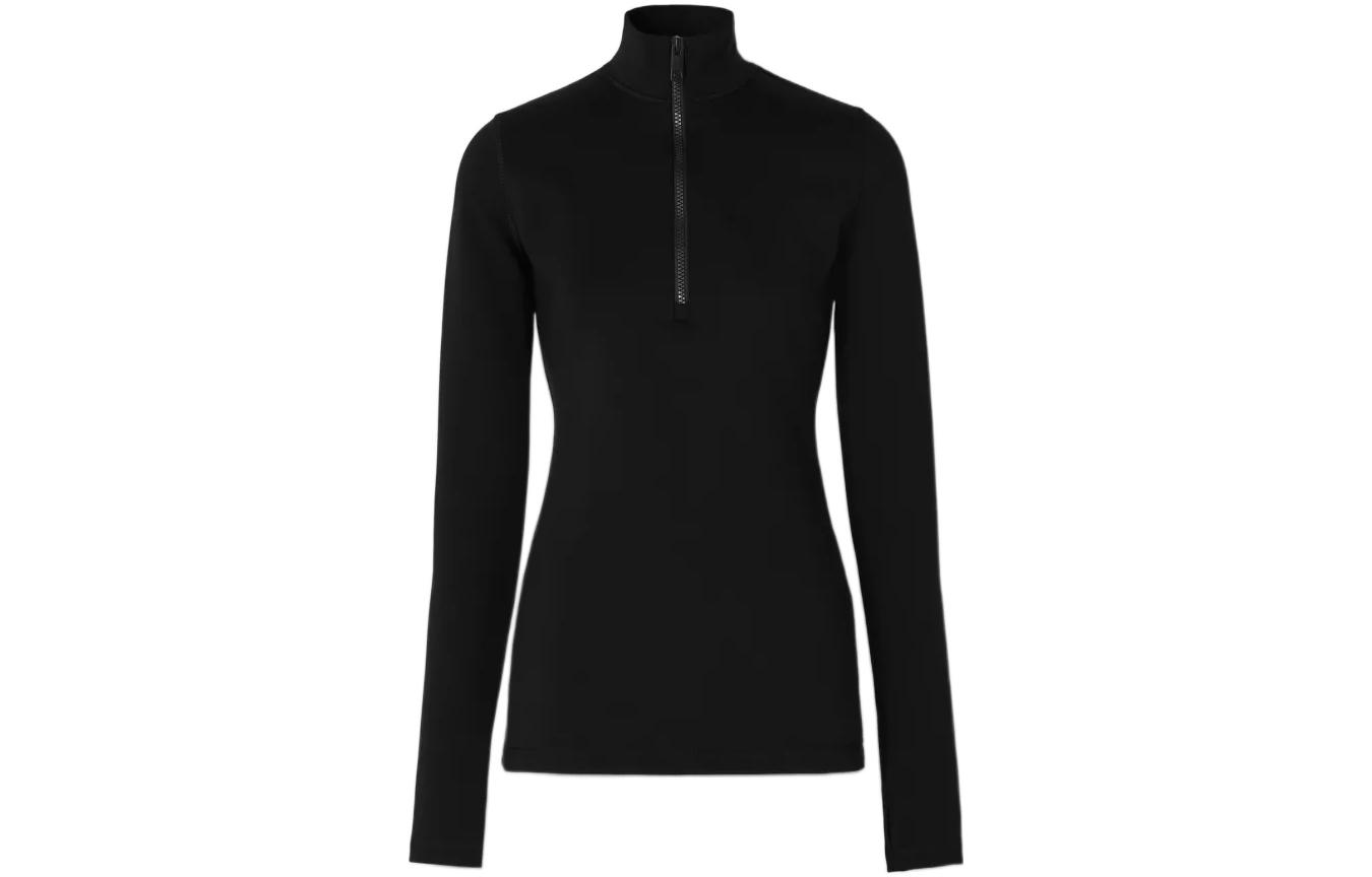 (Women) Burberry FW22  Black High-Neck Knit Sweater with Logo Embroidery 80586871 圖 3