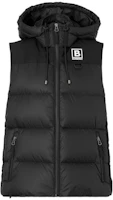 Order (W) Burberry FW22 黑色字母印花連帽羽絨背心. 80614071