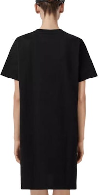 (W) 博柏利FW22 黑色徽标补丁短袖连衣裙。 80650201 Details for (W) 博柏利FW22 黑色徽标补丁短袖连衣裙。 80650201