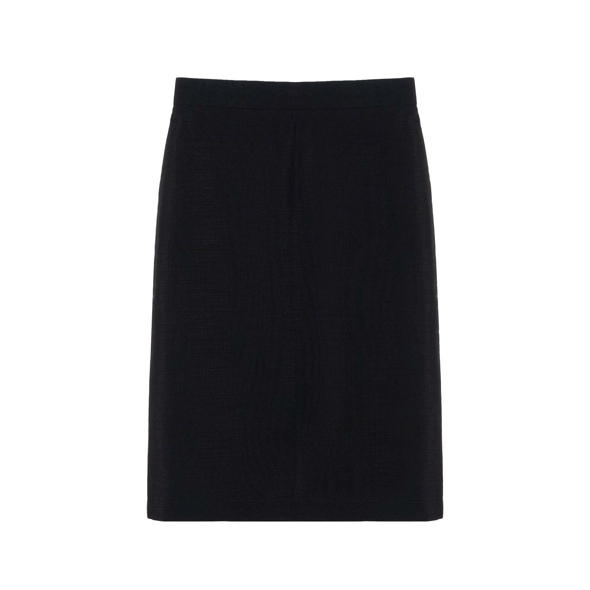 (Women) Burberry FW22  Black Mohair Wool Casual Midi Skirt. 80554471