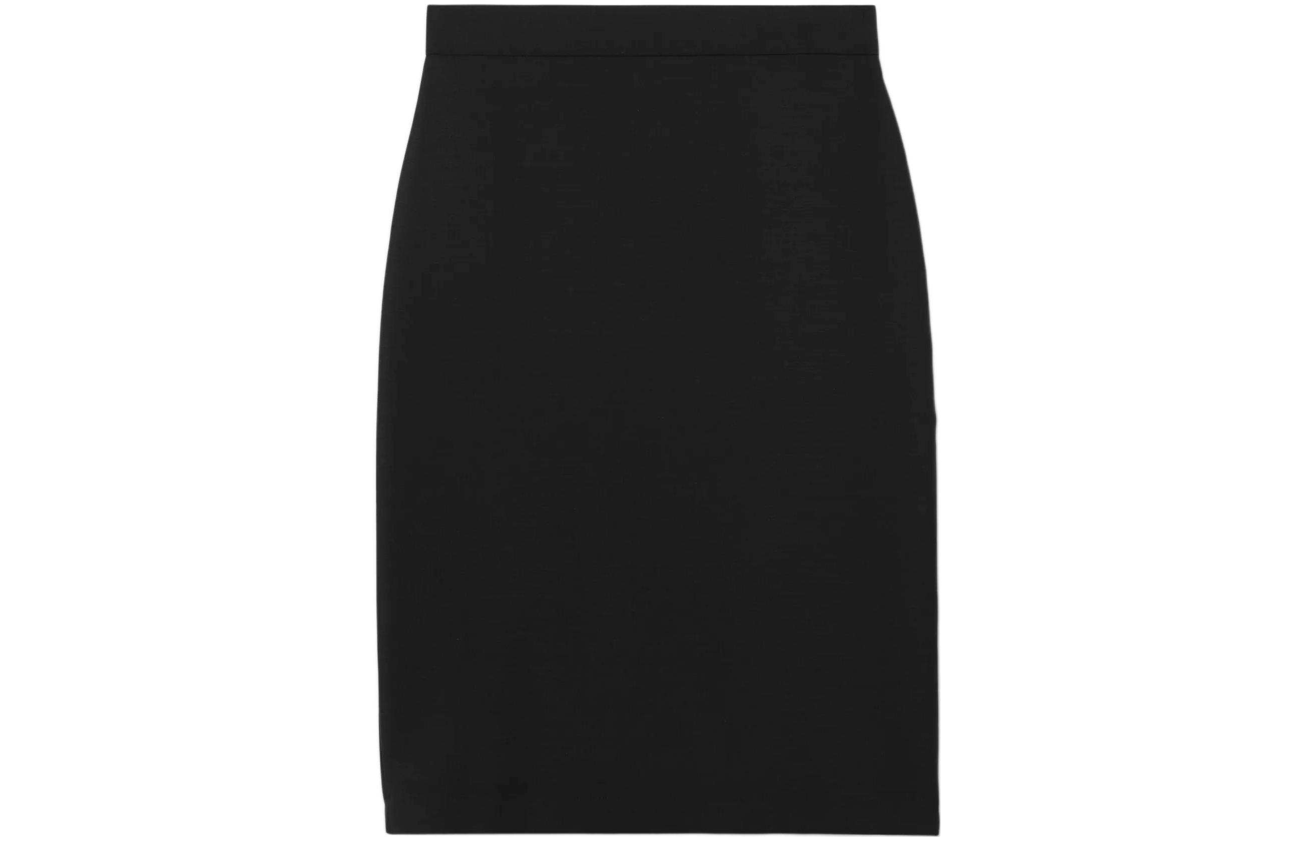 (Women) Burberry FW22  Black Mohair Wool Casual Midi Skirt. 80554471 圖 2