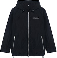 (Women) Burberry FW22 Black Monogram Print Hoodie Jacket. 80565771 (Women) Burberry FW22 Black Monogram Print Hoodie Jacket. 80565771