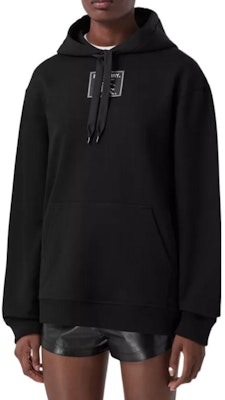 (Women) Burberry FW22 Black Oversized Hoodie with Solid Logo Patch. 80634751 Lookbook (Women) Burberry FW22 Black Oversized Hoodie with Solid Logo Patch. 80634751