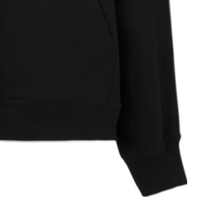 Sizing (Women) Burberry FW22  Black Oversized Hoodie with Solid Logo Patch. 80634751