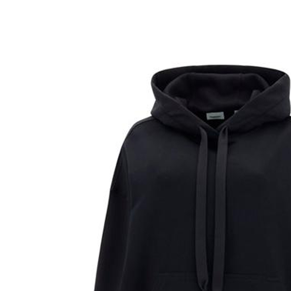 Shop (Women) Burberry FW22  Black Oversized Pullover Sweatshirt with Back Letter Print. 80586491