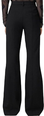 (Women) Burberry FW22 Black Pleated Flared Long Casual Pants. 80614091 Shop (Women) Burberry FW22 Black Pleated Flared Long Casual Pants. 80614091