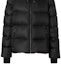 Details for (Women) Burberry FW22 Black Puffer Jacket with Logo Letters and Hood. 8038747