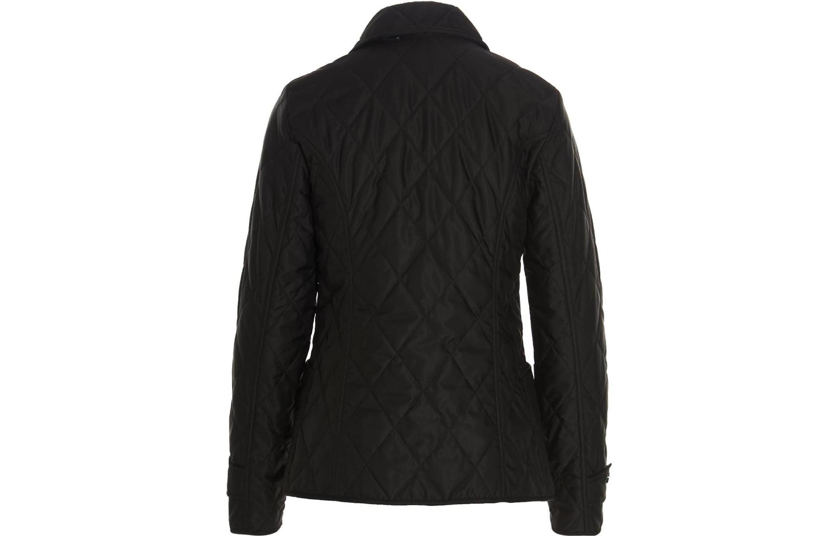 (Women) Burberry FW22  Black Quilted Button-Up Casual Long Sleeve Jacket. 80498691 圖 3