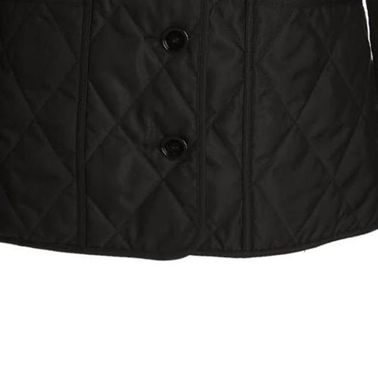 (Women) Burberry FW22  Black Quilted Button-Up Casual Long Sleeve Jacket. 80498691 圖 4