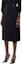 Lookbook (Women) Burberry FW22 Black Solid Color Casual Midi Skirt. 80571131