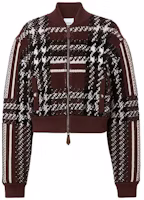 (Women) Burberry FW22 Brown Check Zip-Up Jacket 80584111 (Women) Burberry FW22 Brown Check Zip-Up Jacket 80584111