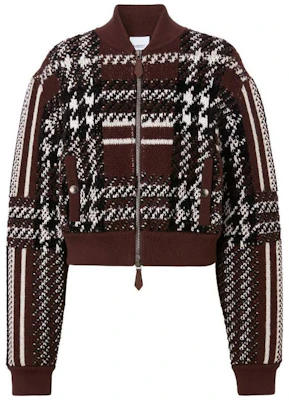 (Women) Burberry FW22 Brown Check Zip-Up Jacket 80584111 Order (Women) Burberry FW22 Brown Check Zip-Up Jacket 80584111
