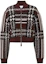 Order (Women) Burberry FW22 Brown Check Zip-Up Jacket 80584111