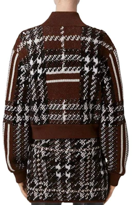 (Women) Burberry FW22 Brown Check Zip-Up Jacket 80584111 Shop (Women) Burberry FW22 Brown Check Zip-Up Jacket 80584111