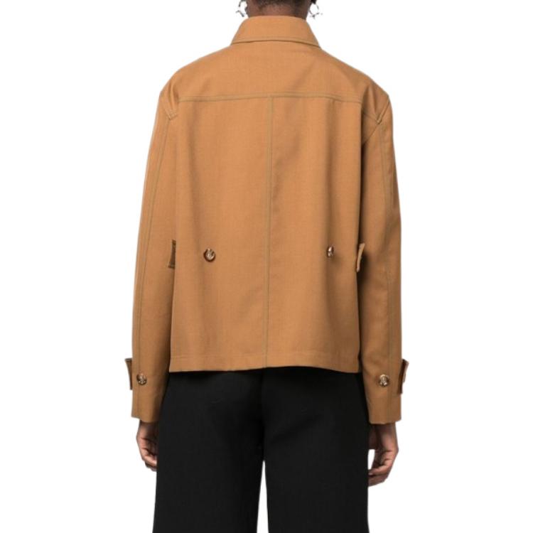 (Women) Burberry FW22  Brown Multi-Pocket Solid Design Jacket. 80550061 圖 4