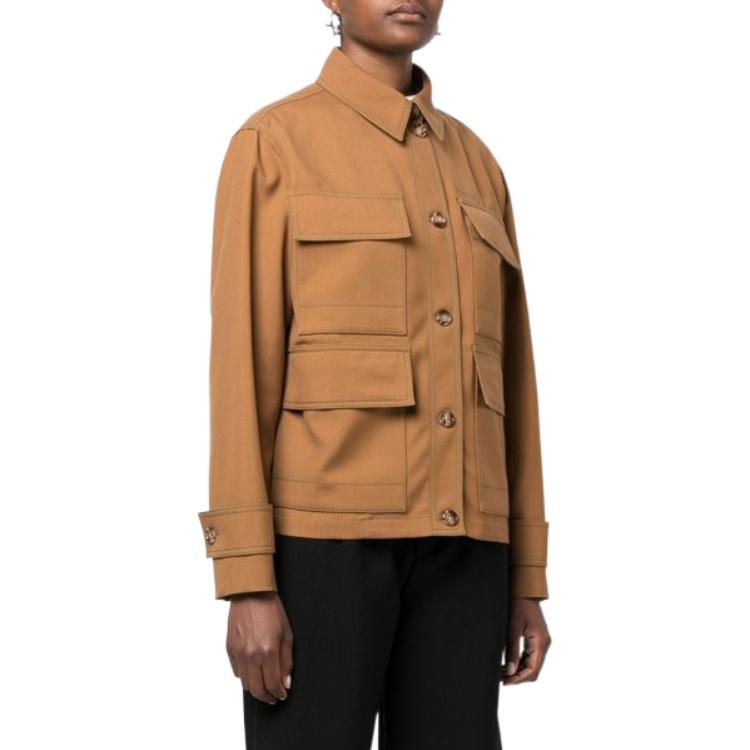 (Women) Burberry FW22  Brown Multi-Pocket Solid Design Jacket. 80550061 圖 5