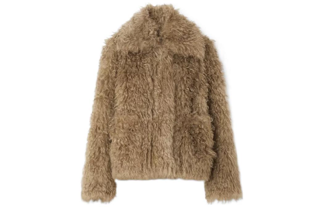 (Women) Burberry FW22  Brown Single-Breasted Collared Long-Sleeve Jacket. 80548801 圖 2